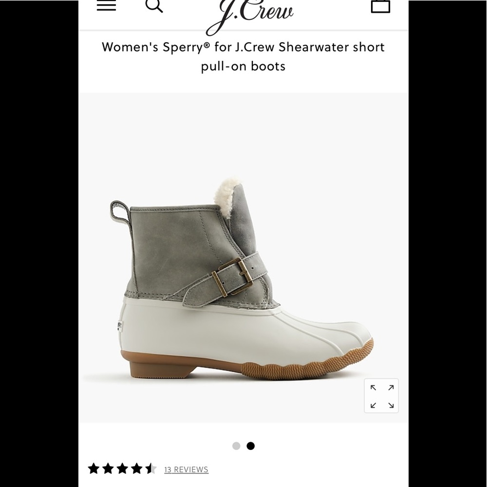 Women's Sperry® for J.Crew Shearwater pull-on boot